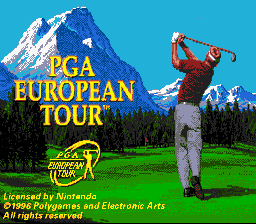PGA European Tour screenshot 3 for Super Nintendo
